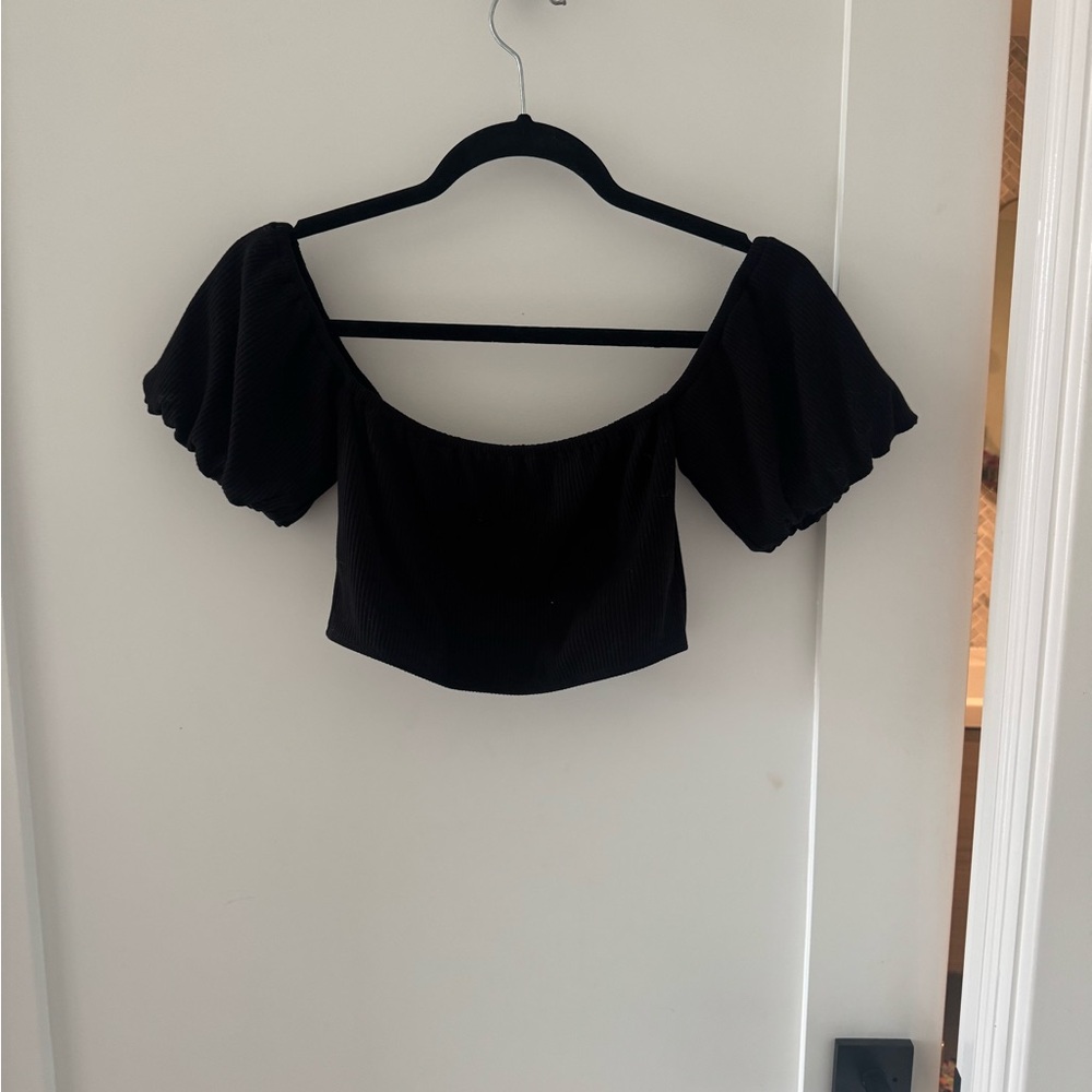 Reformation Black Set with puffy sleeves - Picture 3 of 4